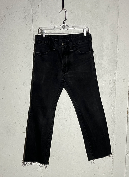 Black cotton jeans-32x28