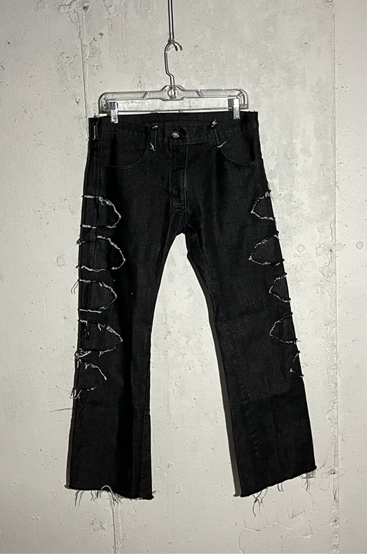 Black scale jeans-32x30